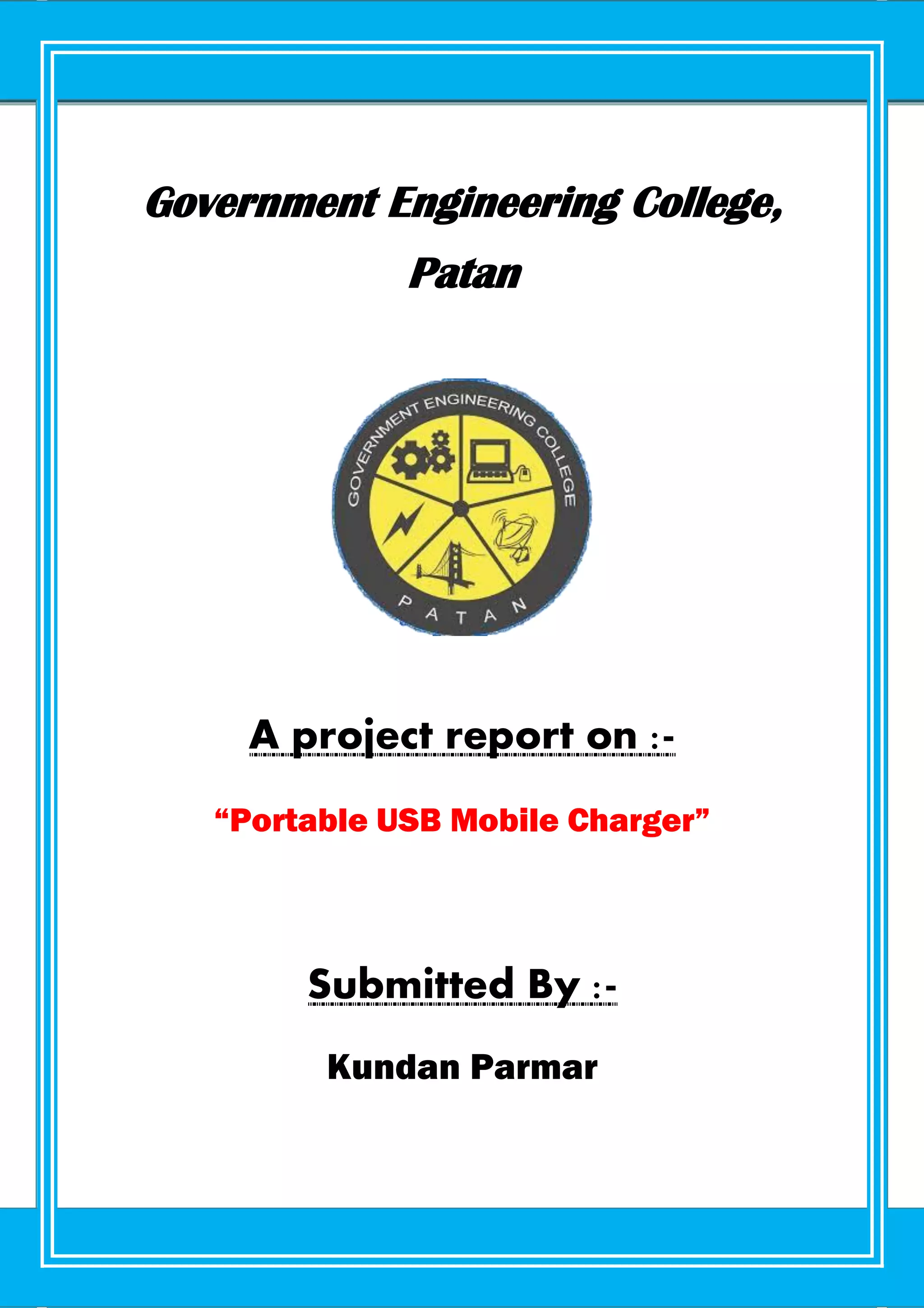 Portable USB Charger PDF