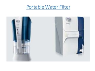 Portable Water Filter
 