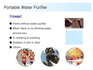 Portable water purifier | PPT