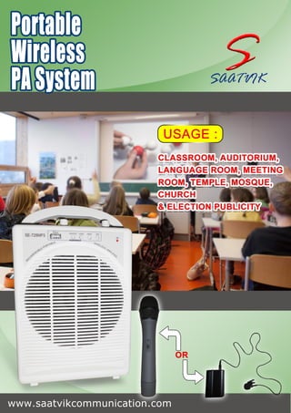 Portable Wireless PA System