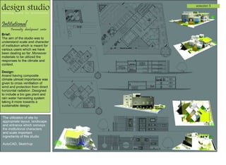 Architecture Academic Portfolio