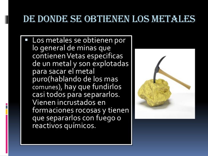 LOS METALES