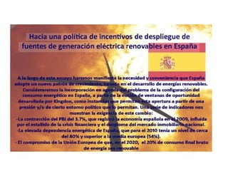 Energías Renovables - España