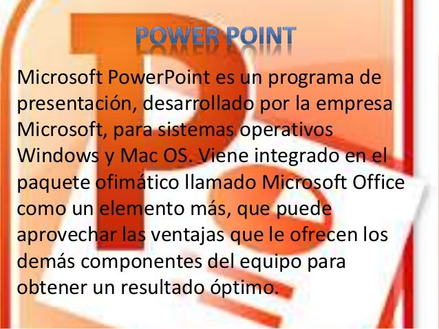 Definicion Power Point
