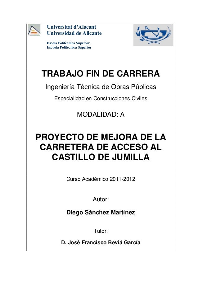 trabajo fin de carrera portada como hacer una portada para un trabajo