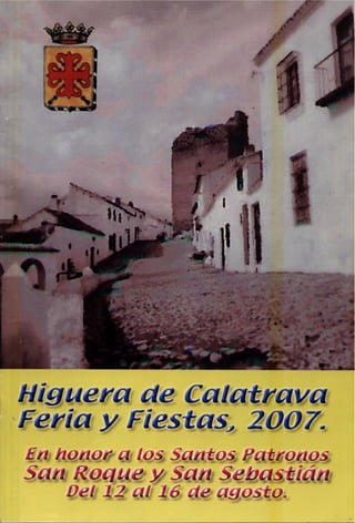 LIBRO DE FERIA Y FIESTAS HIGUERA DE CALATRAVA 2007
