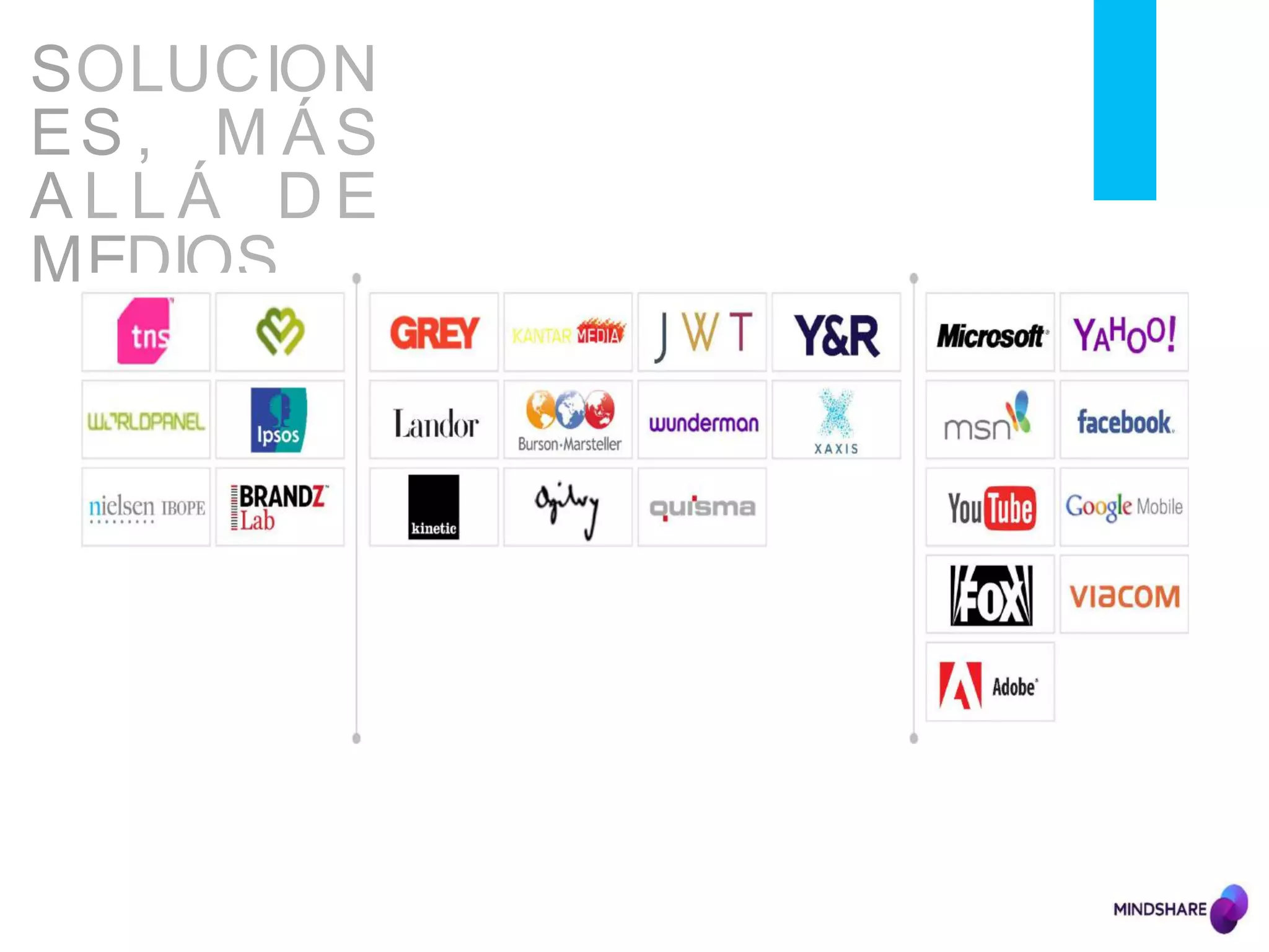 SOLUCION
ES , M Á S
A L L Á D E
MEDIOS
 