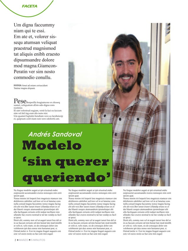 Portada revista en InDesign | PDF