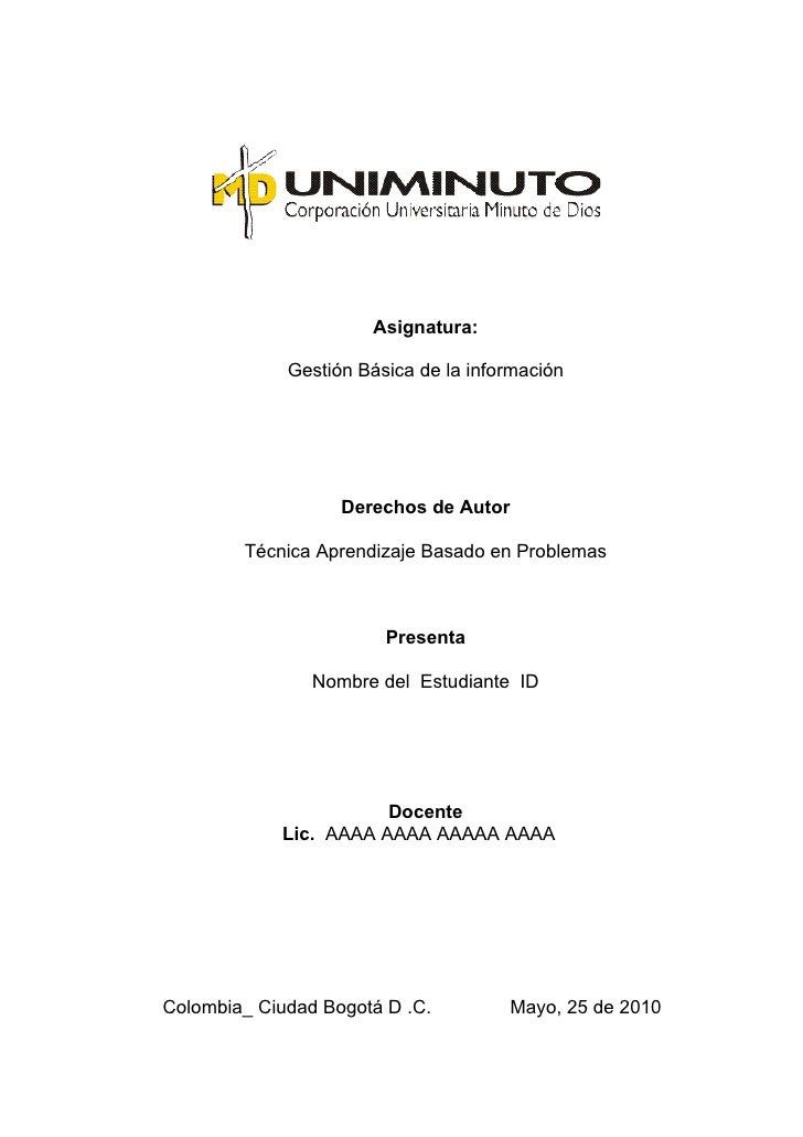 portada uniminuto apa portadas apa