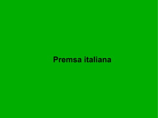 Premsa italiana 