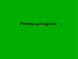 Premsa portuguesa 