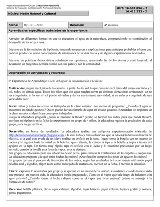 Unidad Pedagógica ¿Cómo encontramos el agua en la naturaleza??