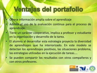 La reflexión y el análisis crítico del alumno sobre su propio proceso de aprendizaje.