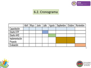 6.2. Cronograma 
 