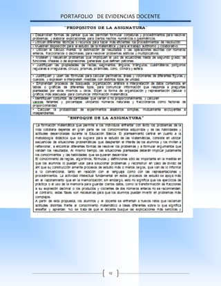 PORTAFOLIO DE EVIDENCIAS DOCENTE
12
 