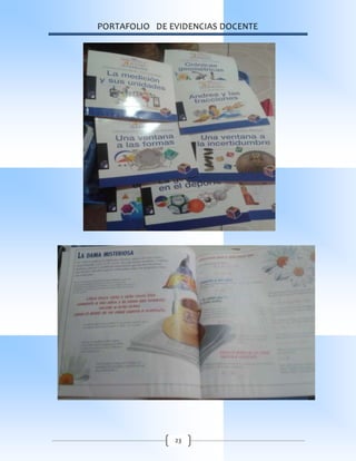 PORTAFOLIO DE EVIDENCIAS DOCENTE
23
 