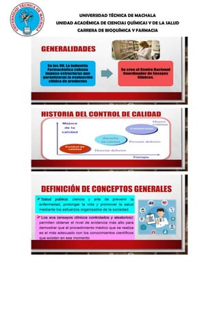 UNIVERSIDAD TÉCNICA DE MACHALA
UNIDAD ACADÉMICA DE CIENCIAS QUÍMICAS Y DE LA SALUD
CARRERA DE BIOQUÍMICA Y FARMACIA
 