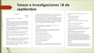 Tareas e investigaciones 18 de
septiembre
 