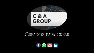 Creados para crear
 