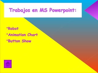 Robot Animation Chart Button Show 