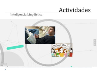 Actividades
Inteligencia Lingüística
 