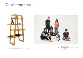 Colaboraciones 
Sergio Murrieta 
Triana Martinez 
Ismael Saldivar 
con 
) 2 
con Daniela Vendramin 2013 2013 
 