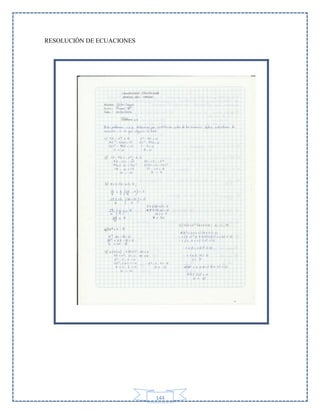 RESOLUCIÓN DE ECUACIONES

144

 