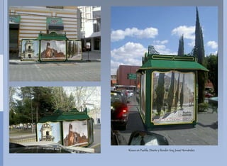 Kiosco en Puebla, Diseño y Render Arq. Josué Hernández
 