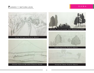 D . A . M . A
PL A N O S Y N A T U R A L E Z A
11
C a l l e O h i g g i n s / P u e r t o M o n t t
A f u e r a s U n i v e r s i d a d S a n S e b a s t í a n P M O
C a l l e E j e r c i t o / P u e r t o M o n t t
H o s p i t a l B a s e P u e r t o M o n t tV o l c á n O s o r n o / M i r a d o r P u e r t o V a r a s
 