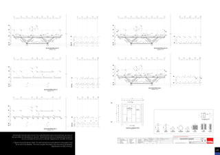 Lámina tipo ‘sección estructural’. Por cada elemento estructural vertical, se traza un
eje que debe ser detallado en sección. Dependiendo de la complejidad del proyecto,
será la cantidad de secciones a detallar Digitalización vía BIM, Archicad.
// Typical ‘structural section’ sheet. For each vertical structural element in the project must
be an axis to be detailed. The more complex the project, the more axis to be detailed.
Digitalization via BIM, Archicad.
29
PROFESIÓN
 