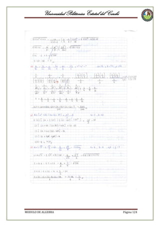 Universidad Politécnica Estatal del Carchi

MODULO DE ALGEBRA

Página 124

 