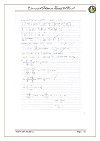 Universidad Politécnica Estatal del Carchi

MODULO DE ALGEBRA

Página 125

 