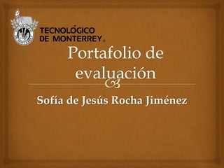 Sofía de Jesús Rocha Jiménez 
 