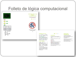 Folleto de lógica computacional
 