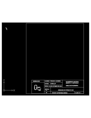 Portafolio de Formatos de Dibujo en CAD