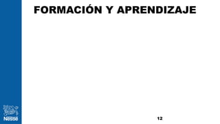 FORMACIÓN Y APRENDIZAJE
12
 
