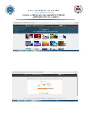 UNIVERSIDAD TÉCNICA DE MACHALA
Calidad, Pertinencia y Calidez
UNIDAD ACADÉMICA DE CIENCIAS EMPRESARIALES
ADMINISTRACIÓN DE EMPRESAS
 