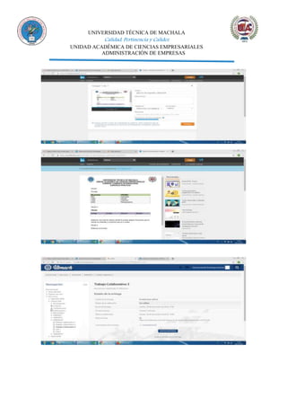 UNIVERSIDAD TÉCNICA DE MACHALA
Calidad, Pertinencia y Calidez
UNIDAD ACADÉMICA DE CIENCIAS EMPRESARIALES
ADMINISTRACIÓN DE EMPRESAS
 