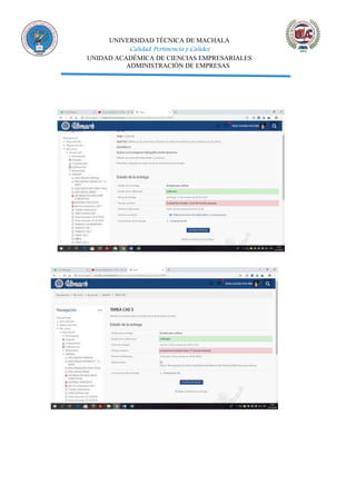 UNIVERSIDAD TÉCNICA DE MACHALA
Calidad, Pertinencia y Calidez
UNIDAD ACADÉMICA DE CIENCIAS EMPRESARIALES
ADMINISTRACIÓN DE EMPRESAS
 