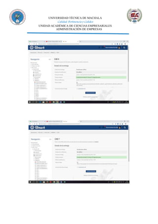 UNIVERSIDAD TÉCNICA DE MACHALA
Calidad, Pertinencia y Calidez
UNIDAD ACADÉMICA DE CIENCIAS EMPRESARIALES
ADMINISTRACIÓN DE EMPRESAS
 