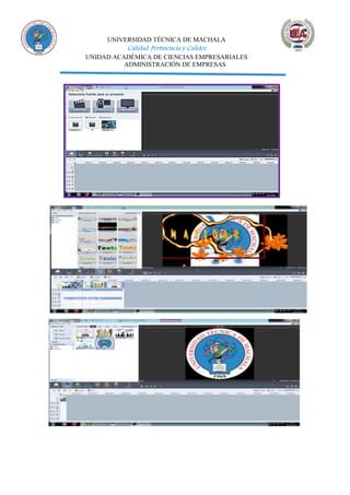 UNIVERSIDAD TÉCNICA DE MACHALA
Calidad, Pertinencia y Calidez
UNIDAD ACADÉMICA DE CIENCIAS EMPRESARIALES
ADMINISTRACIÓN DE EMPRESAS
 