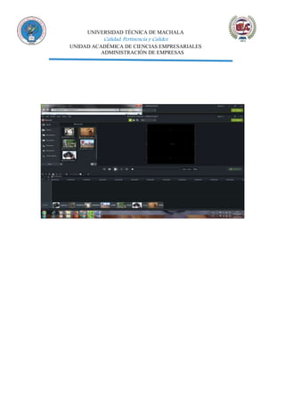 UNIVERSIDAD TÉCNICA DE MACHALA
Calidad, Pertinencia y Calidez
UNIDAD ACADÉMICA DE CIENCIAS EMPRESARIALES
ADMINISTRACIÓN DE EMPRESAS
 
