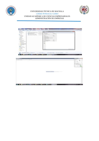 UNIVERSIDAD TÉCNICA DE MACHALA
Calidad, Pertinencia y Calidez
UNIDAD ACADÉMICA DE CIENCIAS EMPRESARIALES
ADMINISTRACIÓN DE EMPRESAS
 