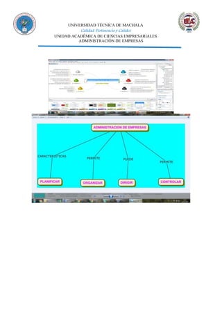 UNIVERSIDAD TÉCNICA DE MACHALA
Calidad, Pertinencia y Calidez
UNIDAD ACADÉMICA DE CIENCIAS EMPRESARIALES
ADMINISTRACIÓN DE EMPRESAS
 