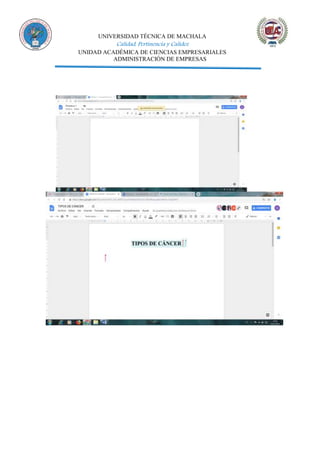 UNIVERSIDAD TÉCNICA DE MACHALA
Calidad, Pertinencia y Calidez
UNIDAD ACADÉMICA DE CIENCIAS EMPRESARIALES
ADMINISTRACIÓN DE EMPRESAS
 