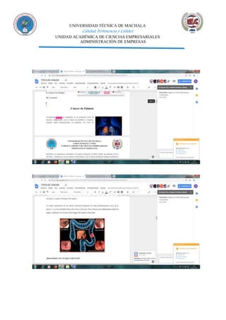 UNIVERSIDAD TÉCNICA DE MACHALA
Calidad, Pertinencia y Calidez
UNIDAD ACADÉMICA DE CIENCIAS EMPRESARIALES
ADMINISTRACIÓN DE EMPRESAS
 