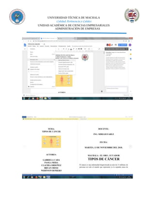 UNIVERSIDAD TÉCNICA DE MACHALA
Calidad, Pertinencia y Calidez
UNIDAD ACADÉMICA DE CIENCIAS EMPRESARIALES
ADMINISTRACIÓN DE EMPRESAS
 