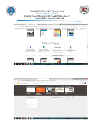 UNIVERSIDAD TÉCNICA DE MACHALA
Calidad, Pertinencia y Calidez
UNIDAD ACADÉMICA DE CIENCIAS EMPRESARIALES
ADMINISTRACIÓN DE EMPRESAS
 
