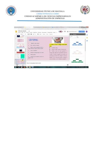 UNIVERSIDAD TÉCNICA DE MACHALA
Calidad, Pertinencia y Calidez
UNIDAD ACADÉMICA DE CIENCIAS EMPRESARIALES
ADMINISTRACIÓN DE EMPRESAS
 