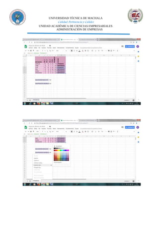 UNIVERSIDAD TÉCNICA DE MACHALA
Calidad, Pertinencia y Calidez
UNIDAD ACADÉMICA DE CIENCIAS EMPRESARIALES
ADMINISTRACIÓN DE EMPRESAS
 
